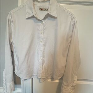 Faherty White Button Down Shirt
